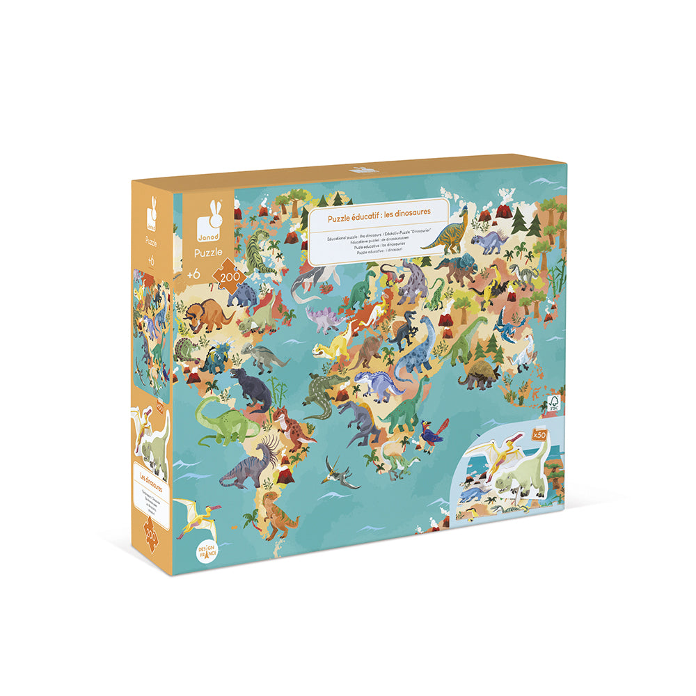 Educatieve Puzzel - Dinos, Janod