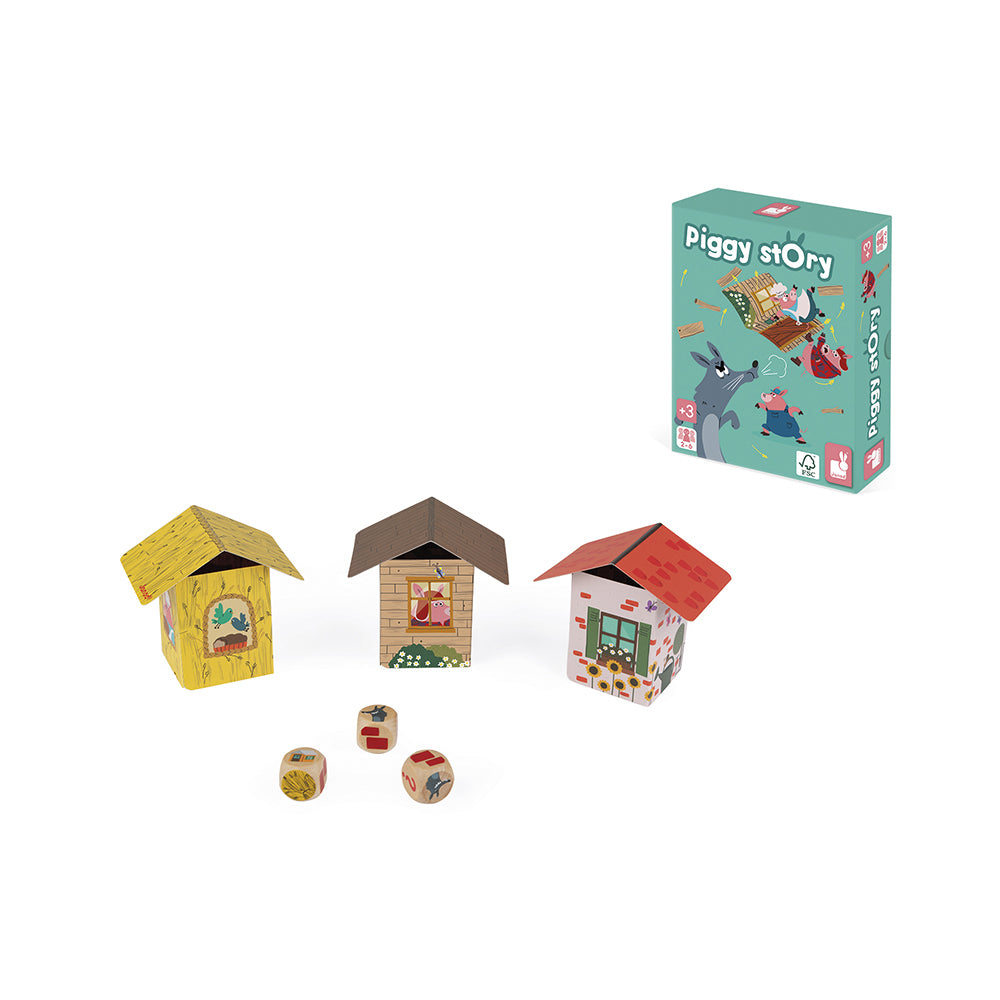 Spel - Drie Biggetjes, Janod