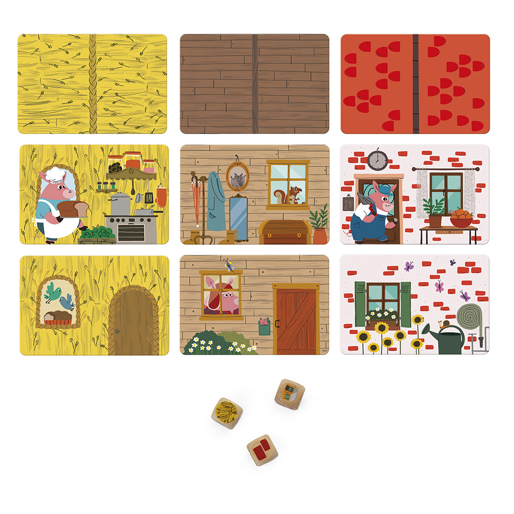 Spel - Drie Biggetjes, Janod
