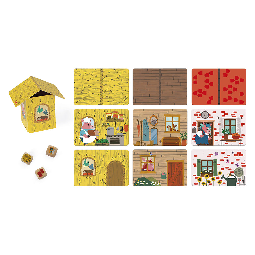 Spel - Drie Biggetjes, Janod