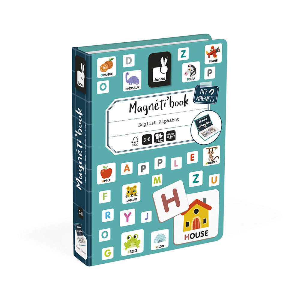 Magnetibook - Alfabet Engelstalig, Janod