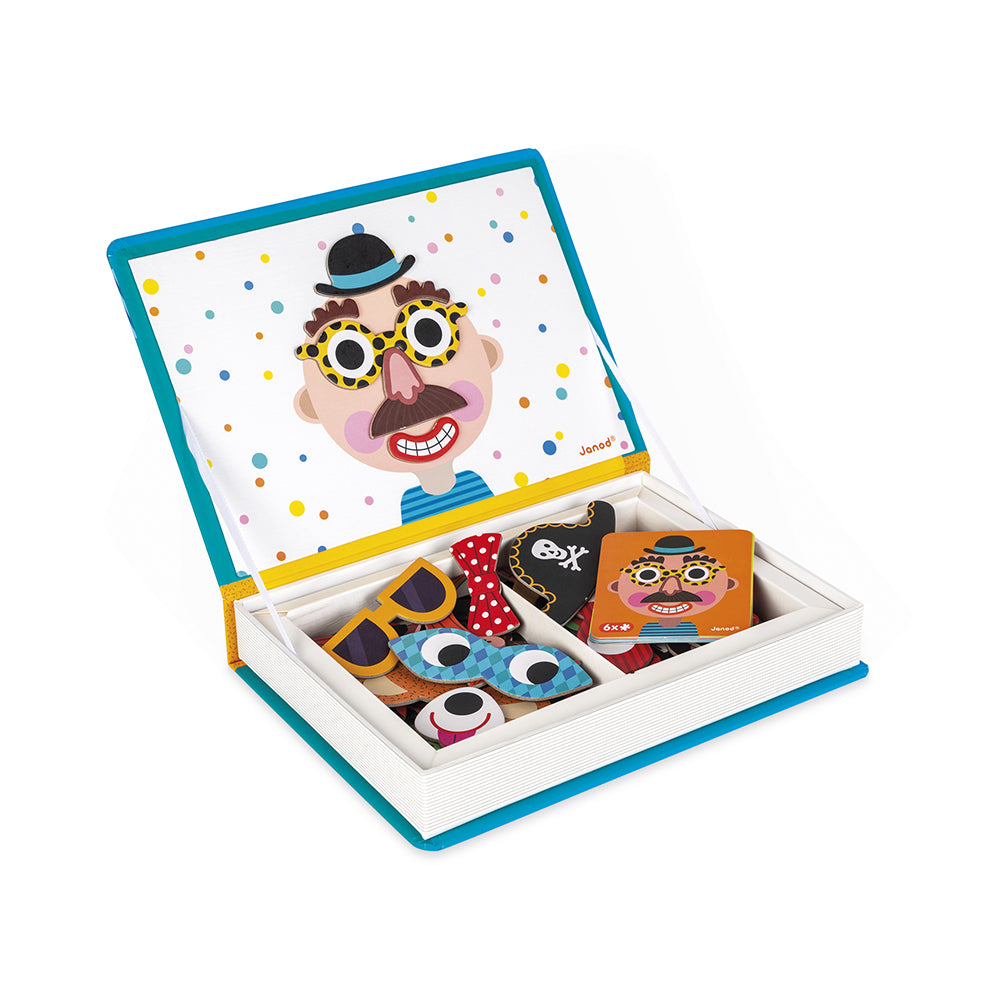 Magnetibook - Gekke Gezichten Jongens, Janod
