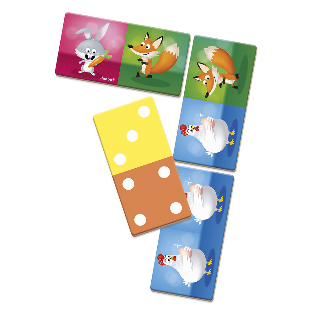 Spel - Domino Rigolooo, Janod
