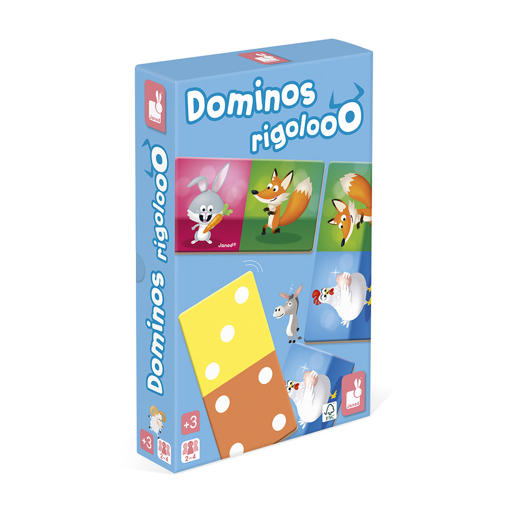 Spel - Domino Rigolooo, Janod