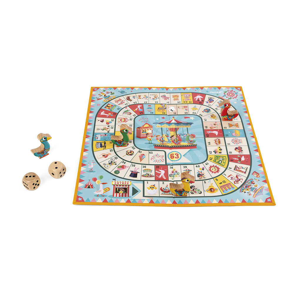 Spel - Carrousel Ganzenbord, Janod