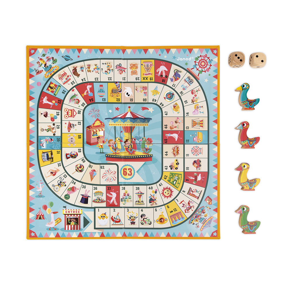 Spel - Carrousel Ganzenbord, Janod