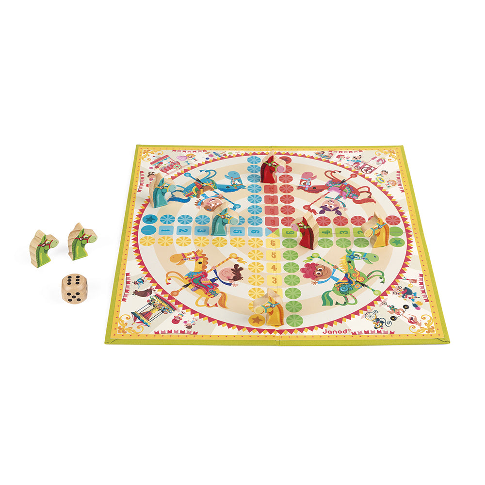Spel - Carrousel Mens-Erger-Je-Niet, Janod