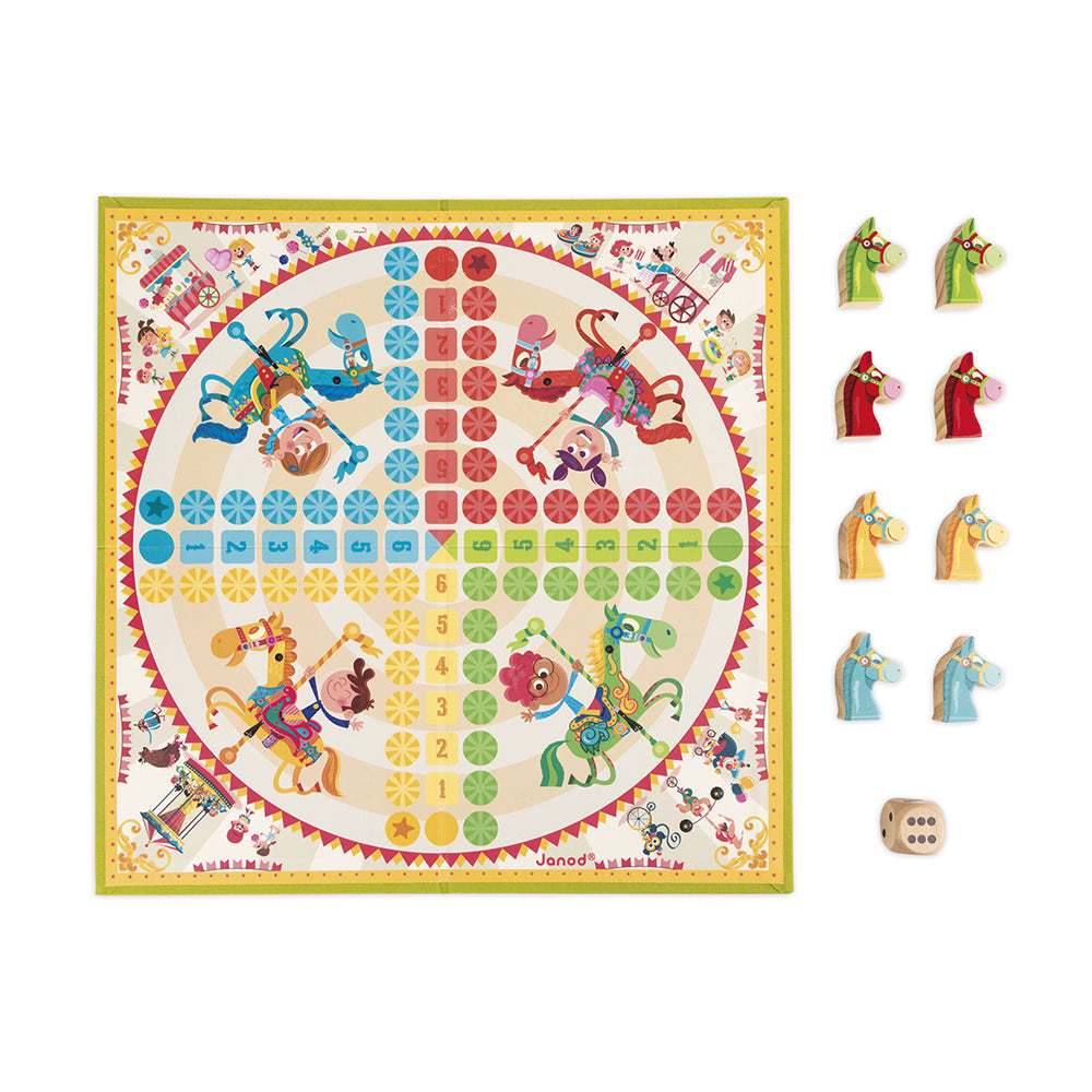 Spel - Carrousel Mens-Erger-Je-Niet, Janod