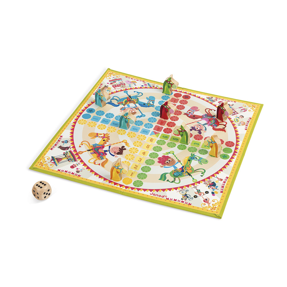 Spel - Carrousel Mens-Erger-Je-Niet, Janod