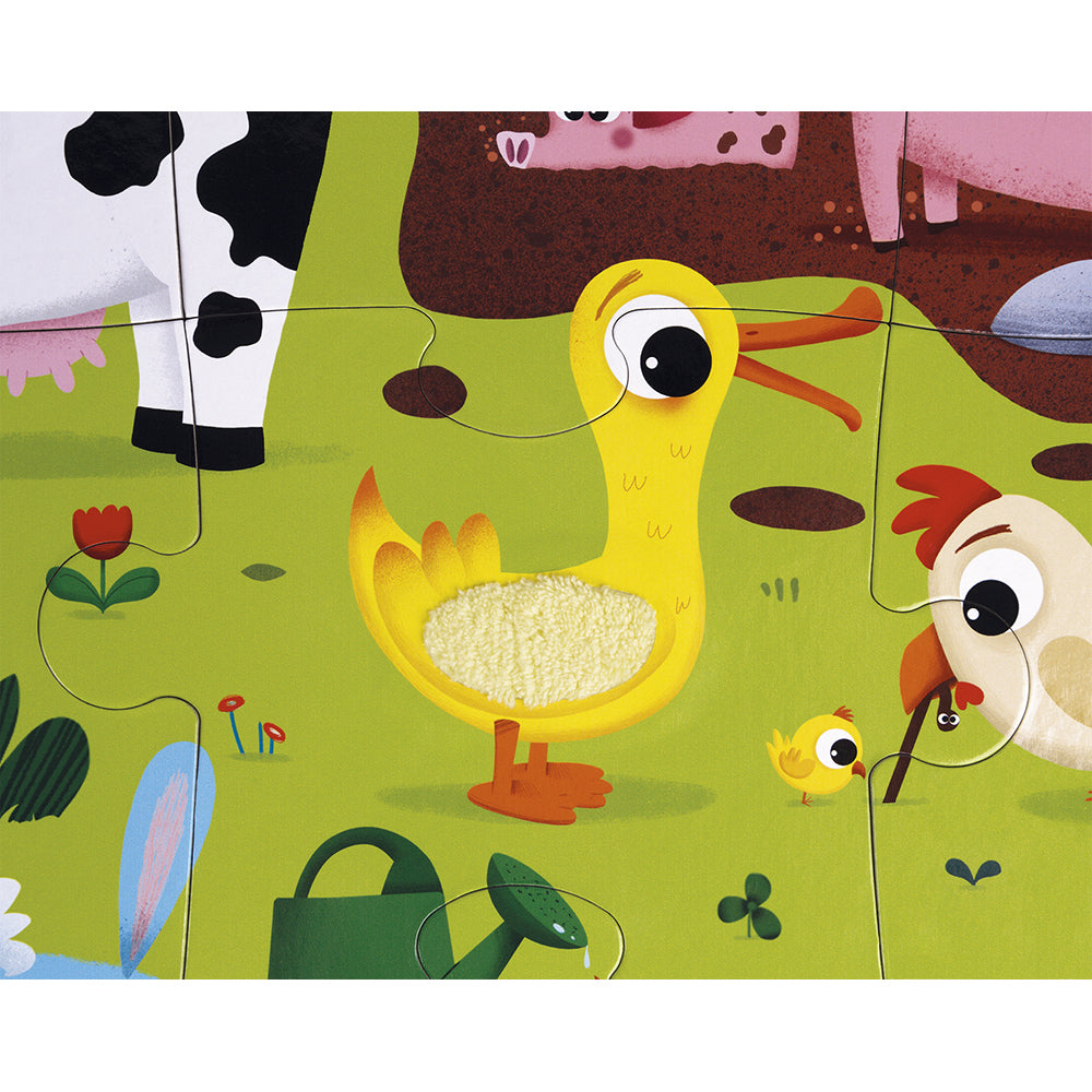 Voelpuzzel - Boerderijdieren, Janod