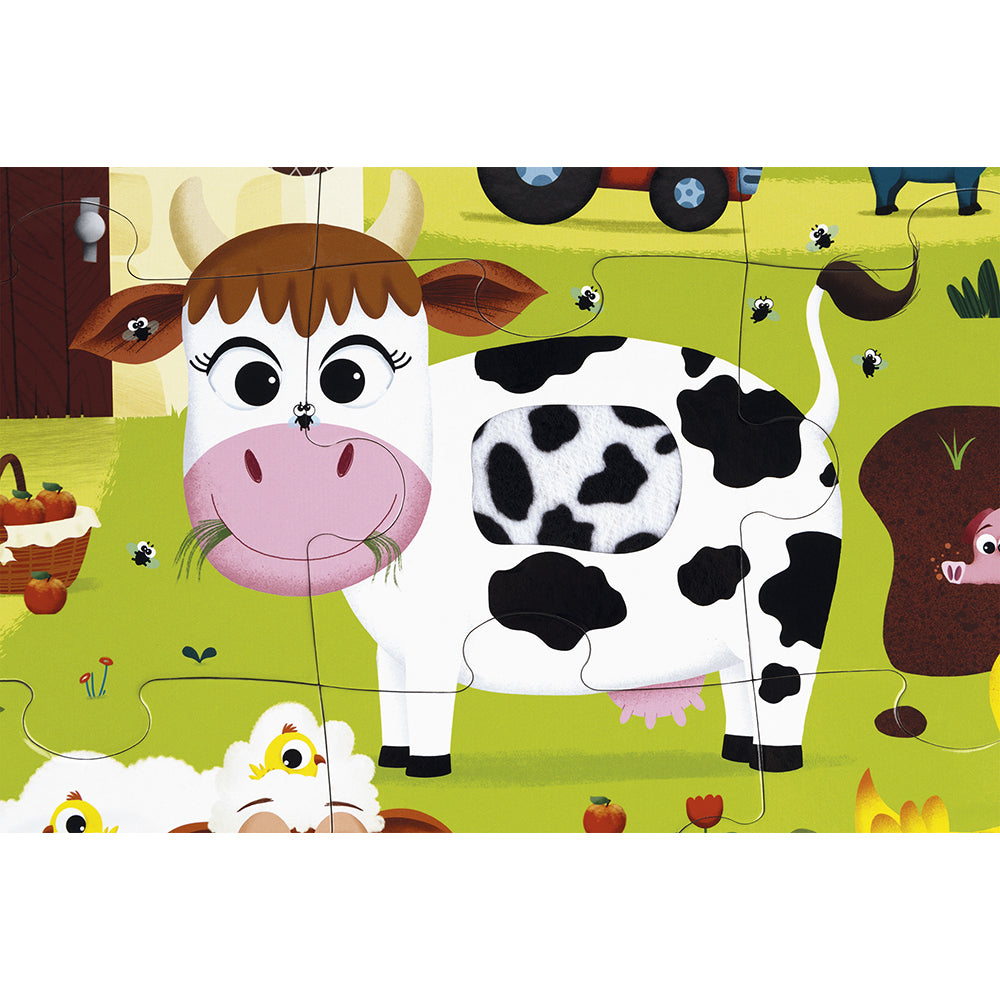 Voelpuzzel - Boerderijdieren, Janod
