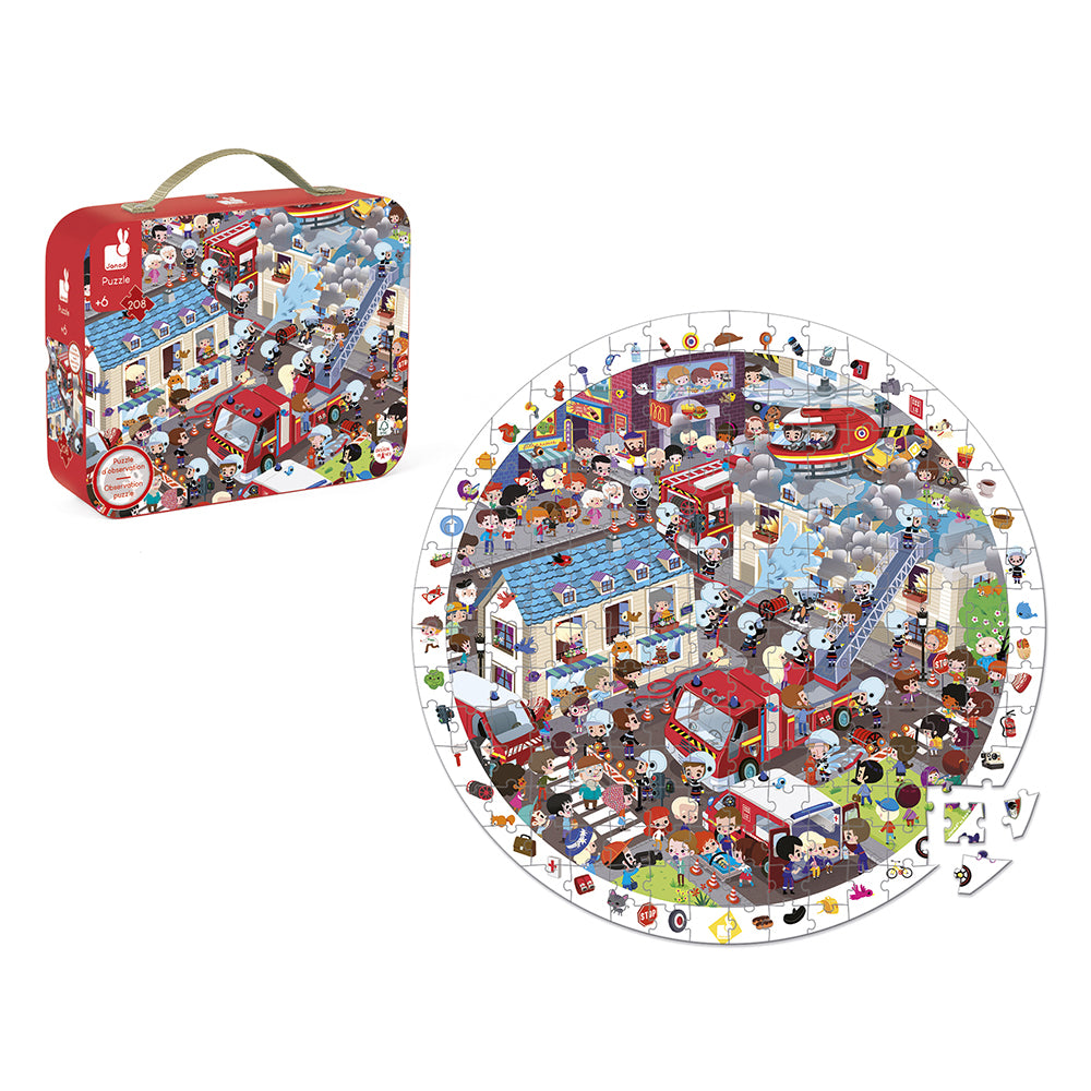 Puzzel - Zoekpuzzel Brandweer, Janod