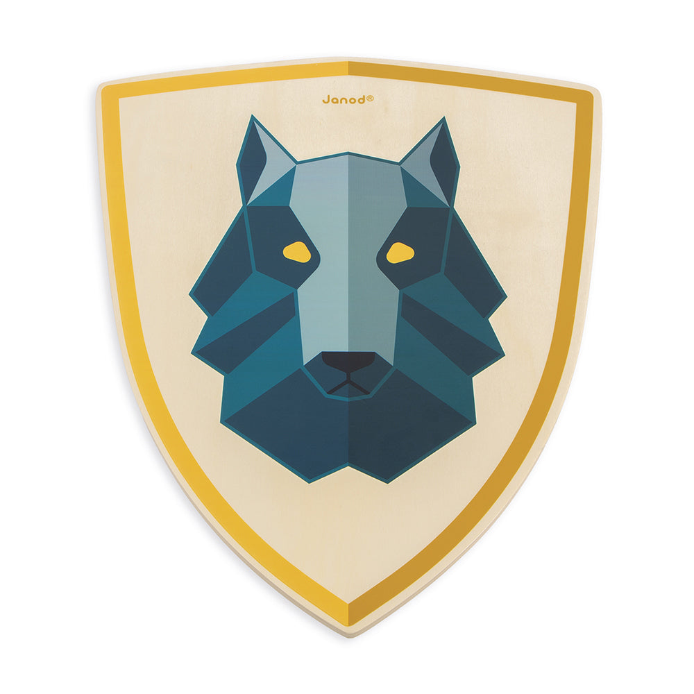 Houten Zwaard En Schild Wolf, Janod