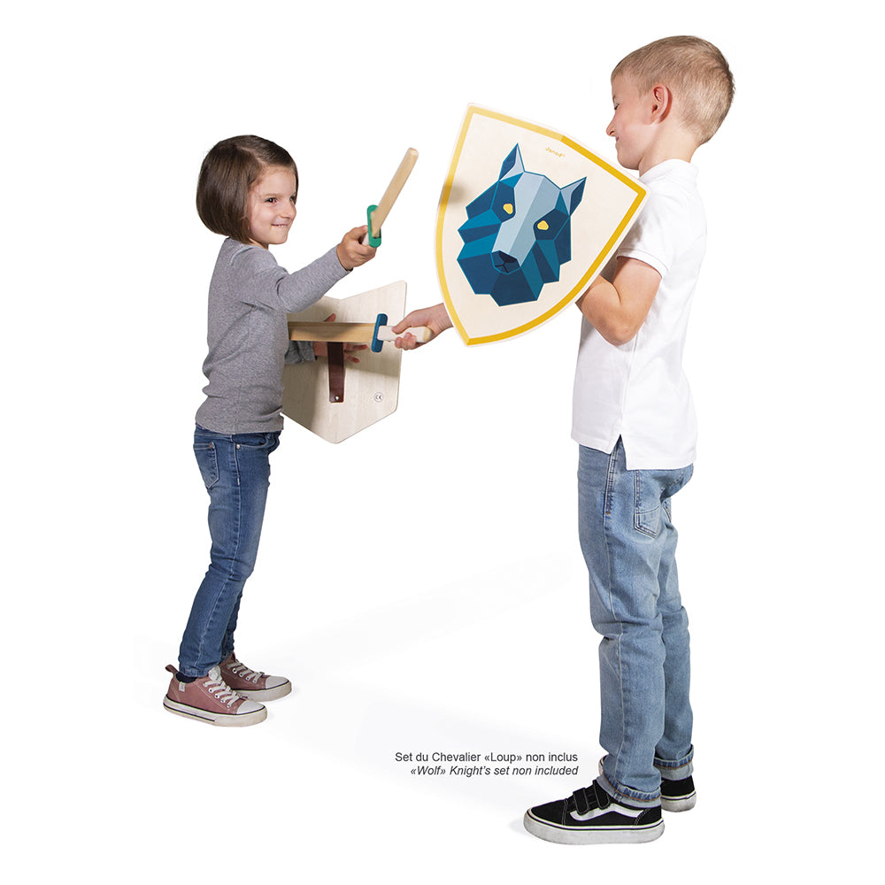 Houten Zwaard En Schild Draak, Janod