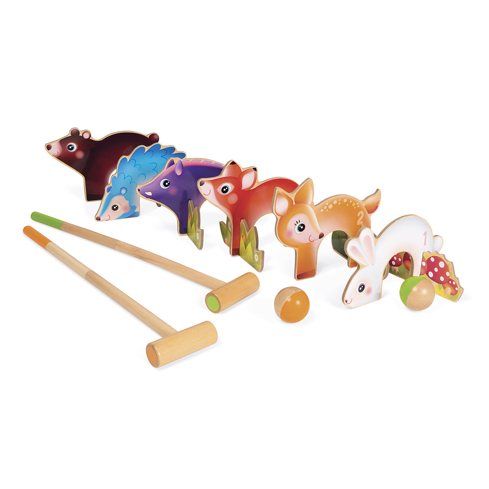 Spel - Croquet Bosdieren, Janod
