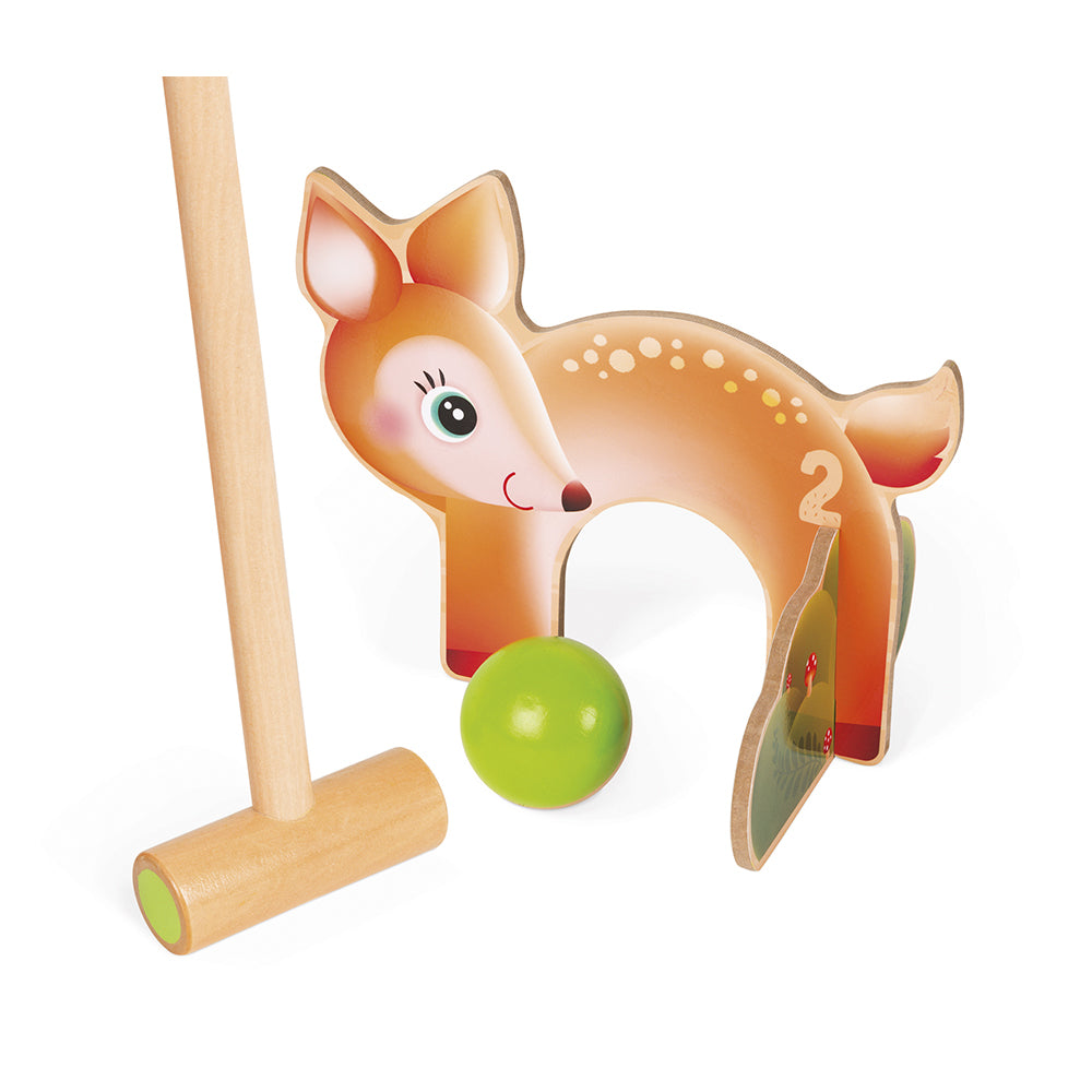 Spel - Croquet Bosdieren, Janod