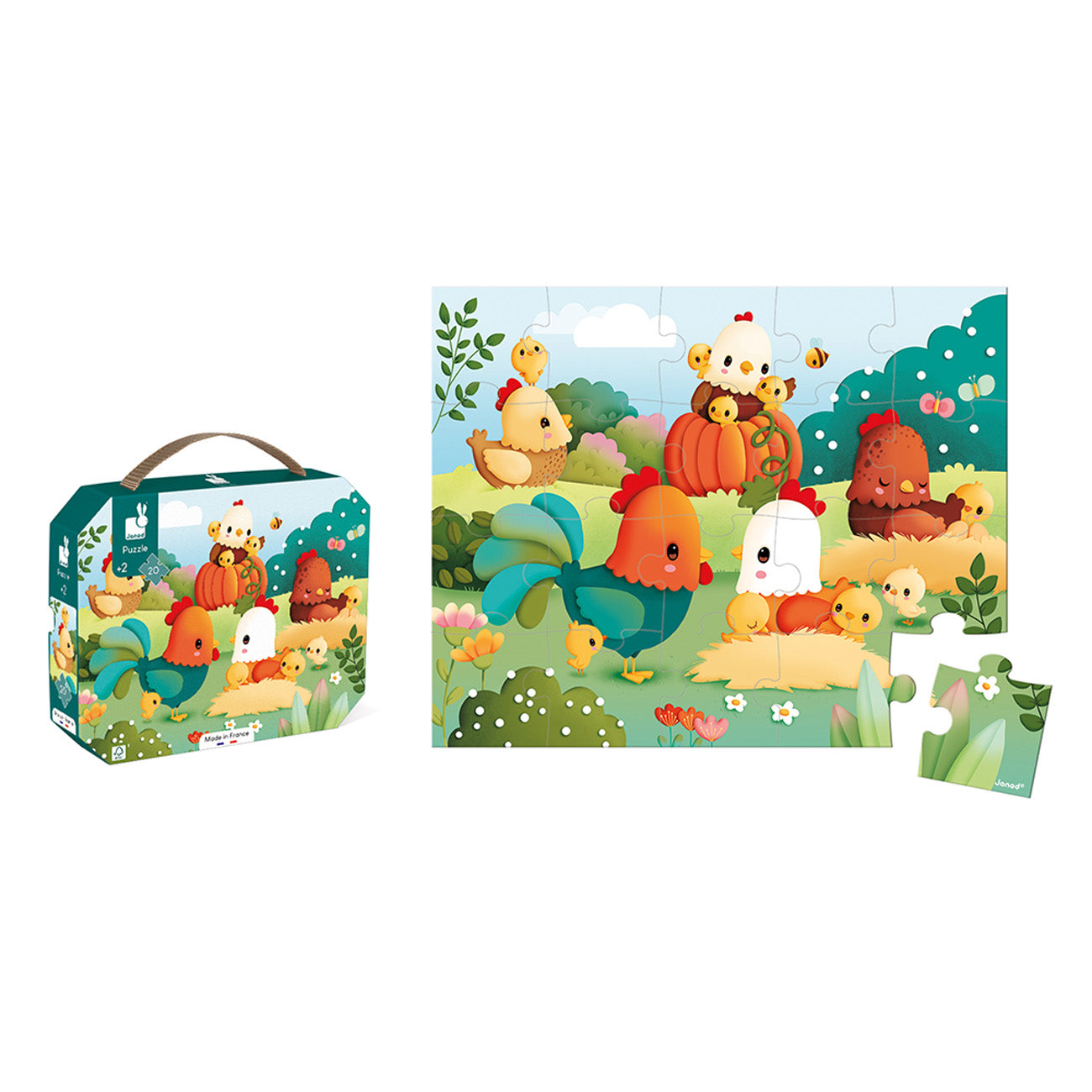 Janod Puzzel - Welkom Op Het Boerenerf, Janod