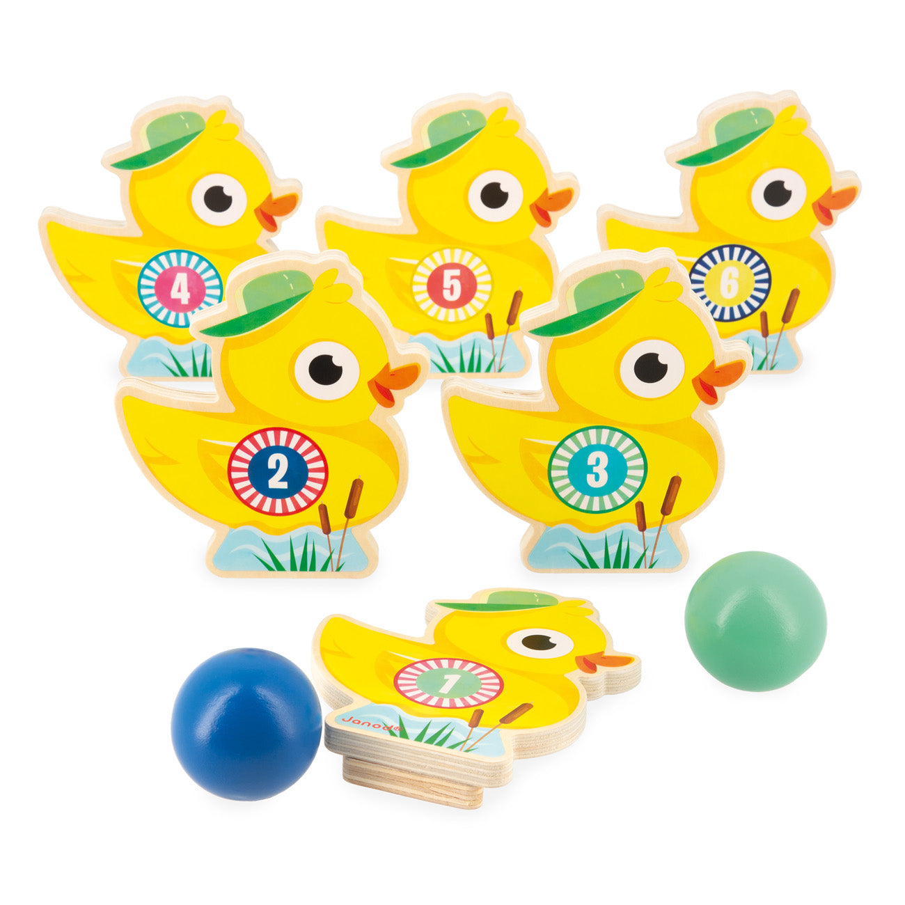 Janod Applepop - Kegelspel Eenden, Janod