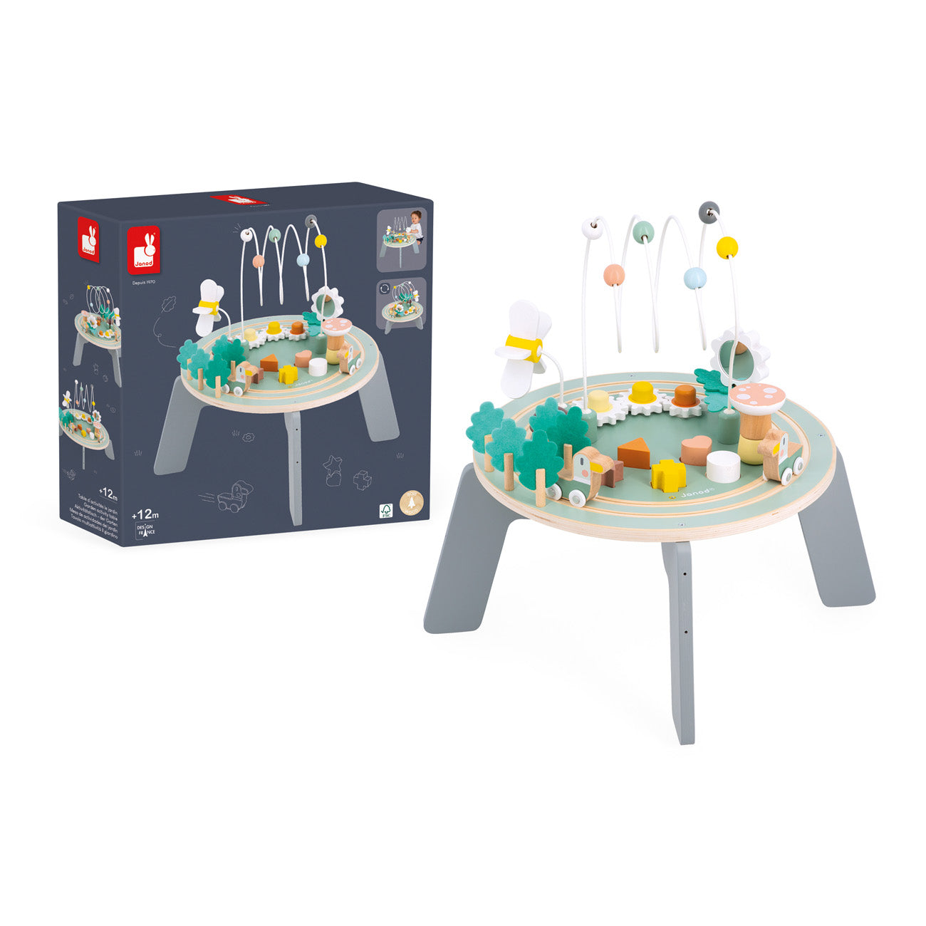 Janod Sweet Cocoon - Activiteitentafel Tuin, Janod