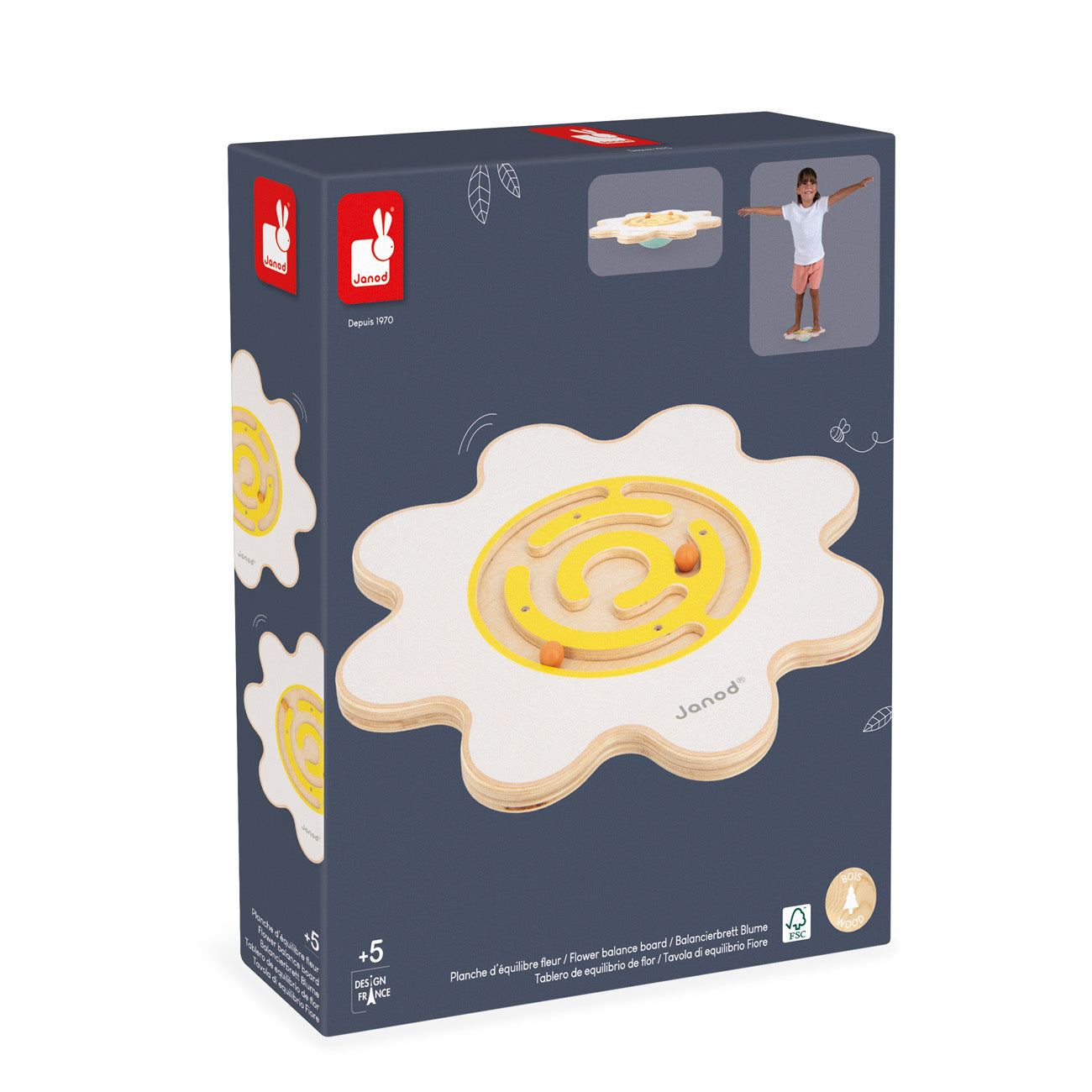Janod Sweet Cocoon - Balansbord Bloem, Janod