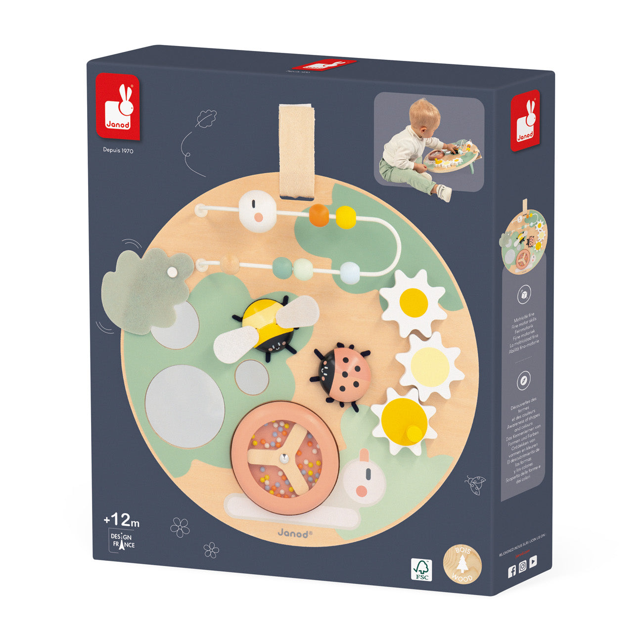 Janod Sweet Cocoon - Activiteitenbord, Janod