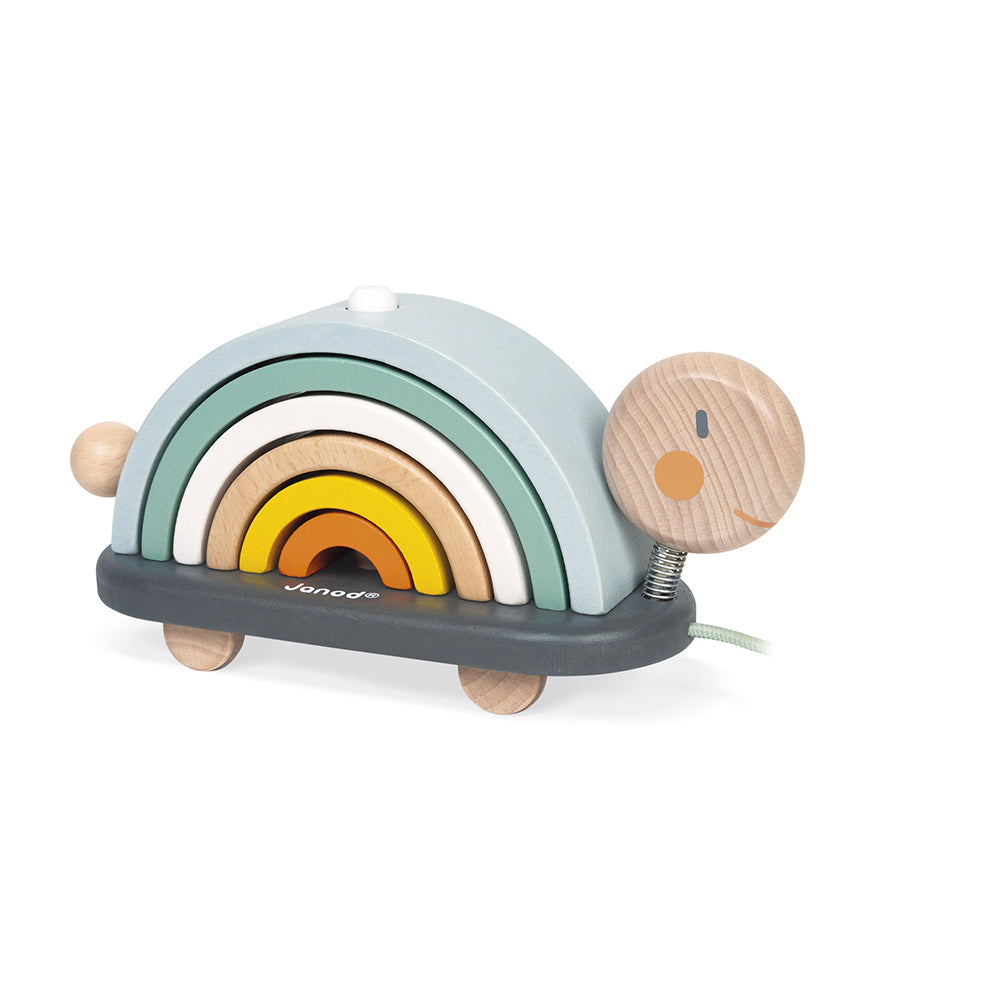 Janod Sweet Cocoon - Schildpad Regenboog, Janod