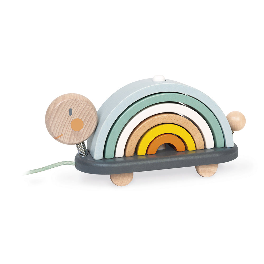 Janod Sweet Cocoon - Schildpad Regenboog, Janod