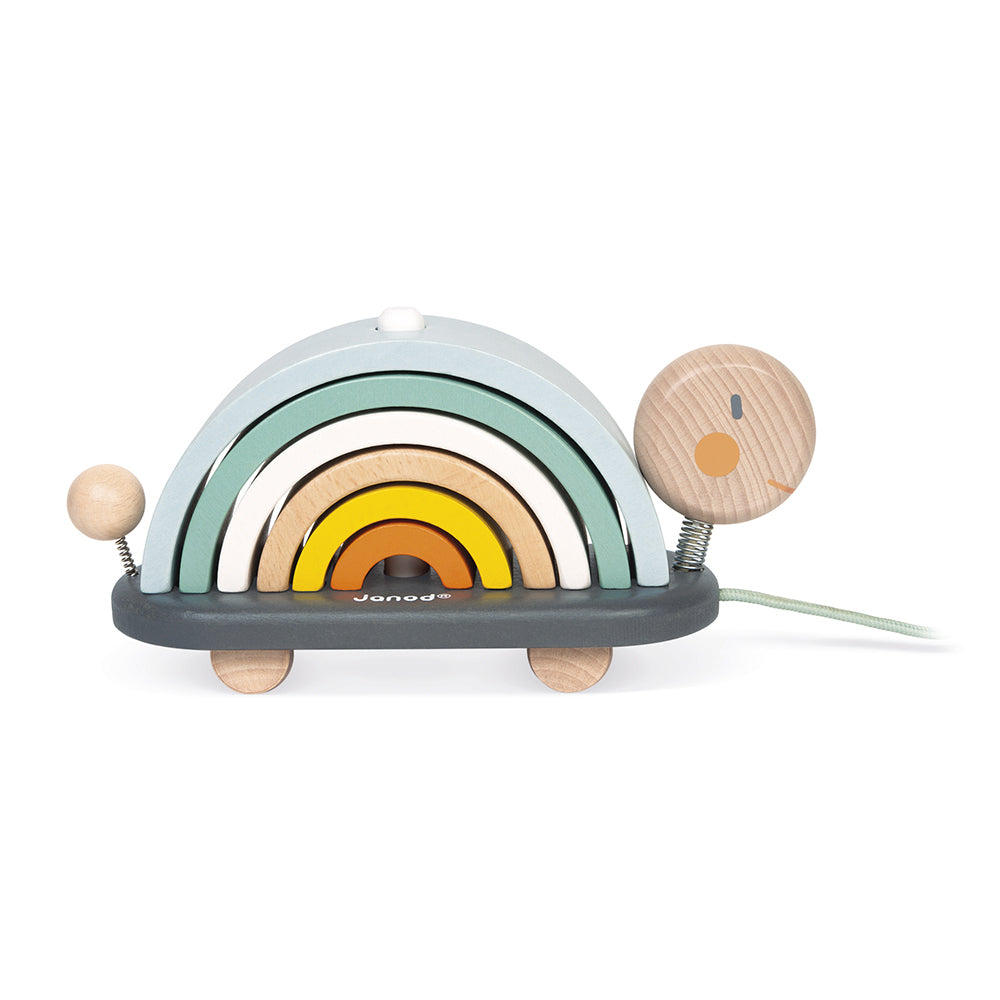 Janod Sweet Cocoon - Schildpad Regenboog, Janod