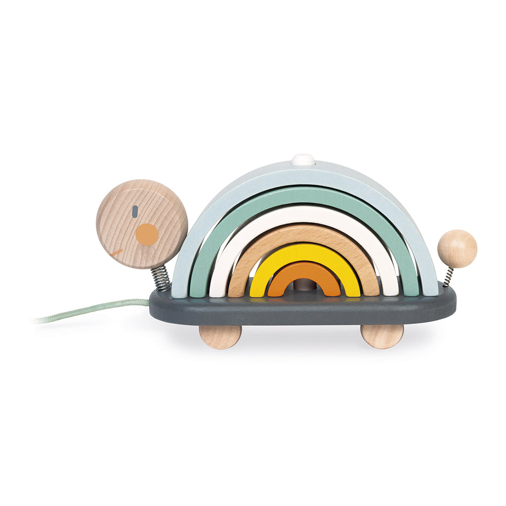 Janod Sweet Cocoon - Schildpad Regenboog, Janod
