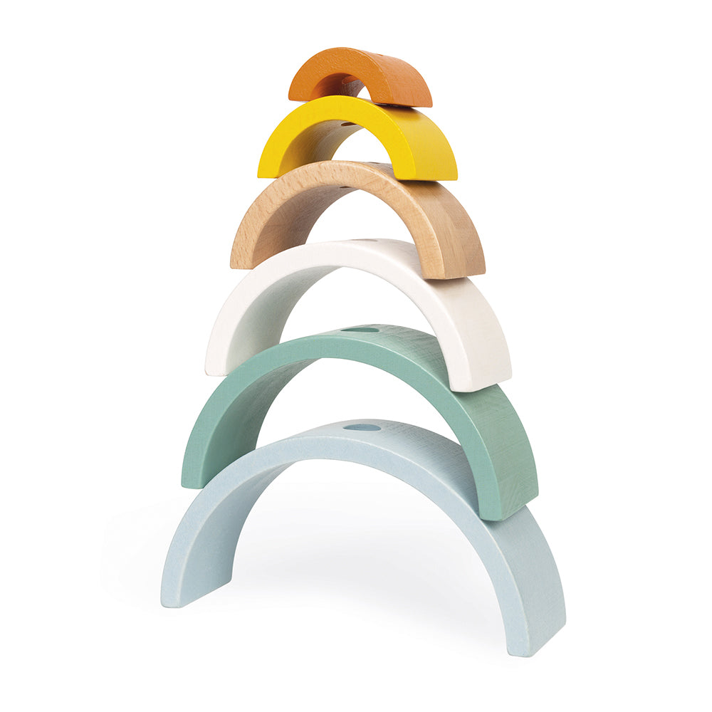 Janod Sweet Cocoon - Schildpad Regenboog, Janod