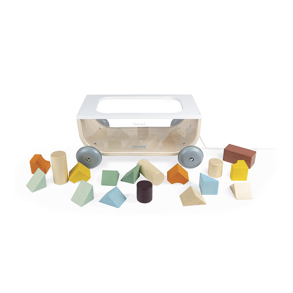 Janod Sweet Cocoon - Blokkenkar, Janod