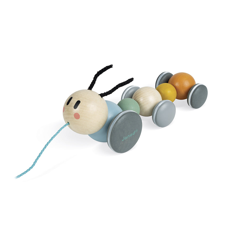 Janod Sweet Cocoon - Trekfiguur Rups, Janod