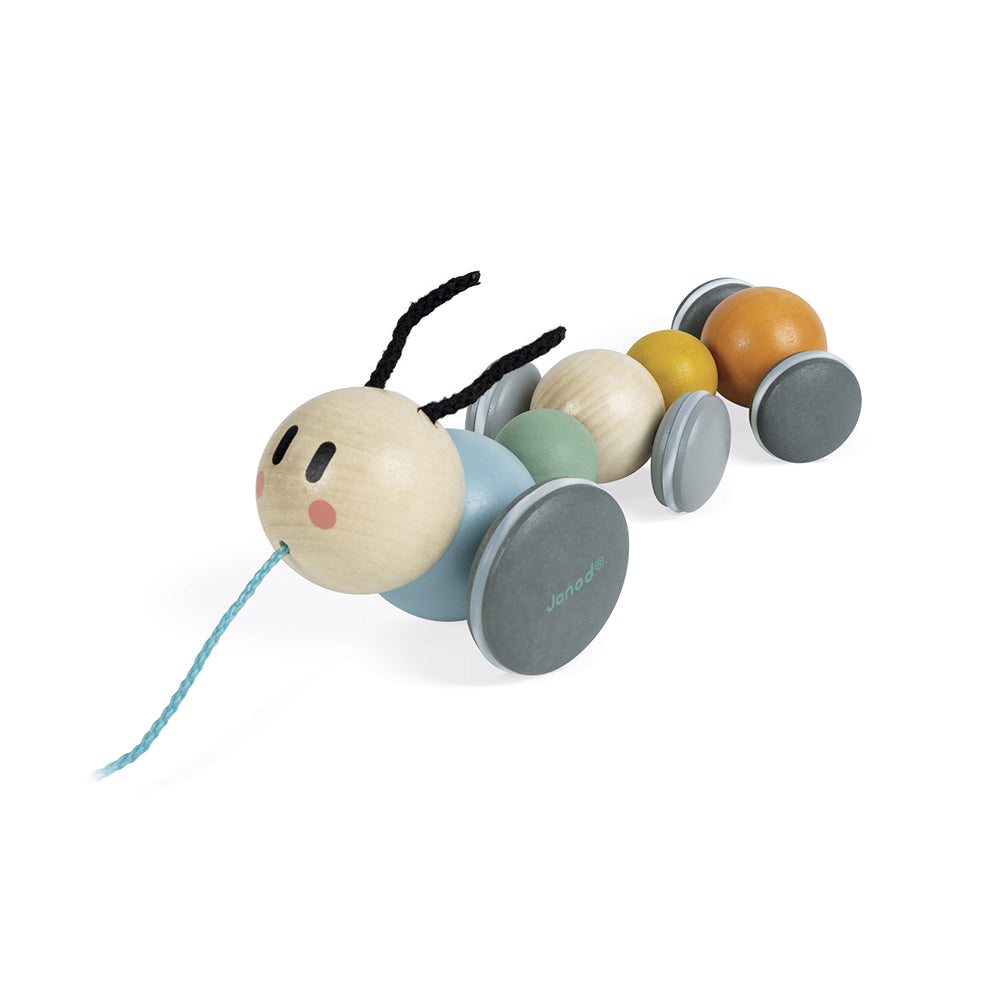 Janod Sweet Cocoon - Trekfiguur Rups, Janod