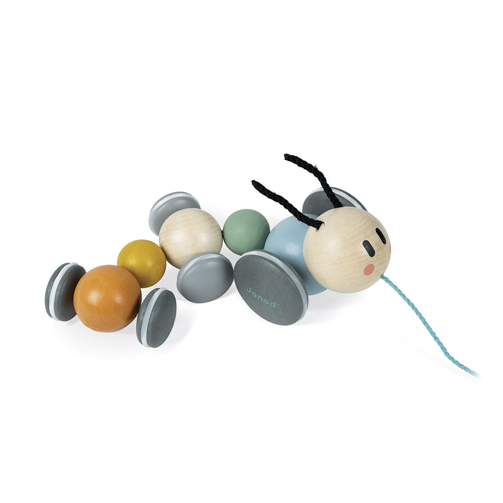 Janod Sweet Cocoon - Trekfiguur Rups, Janod