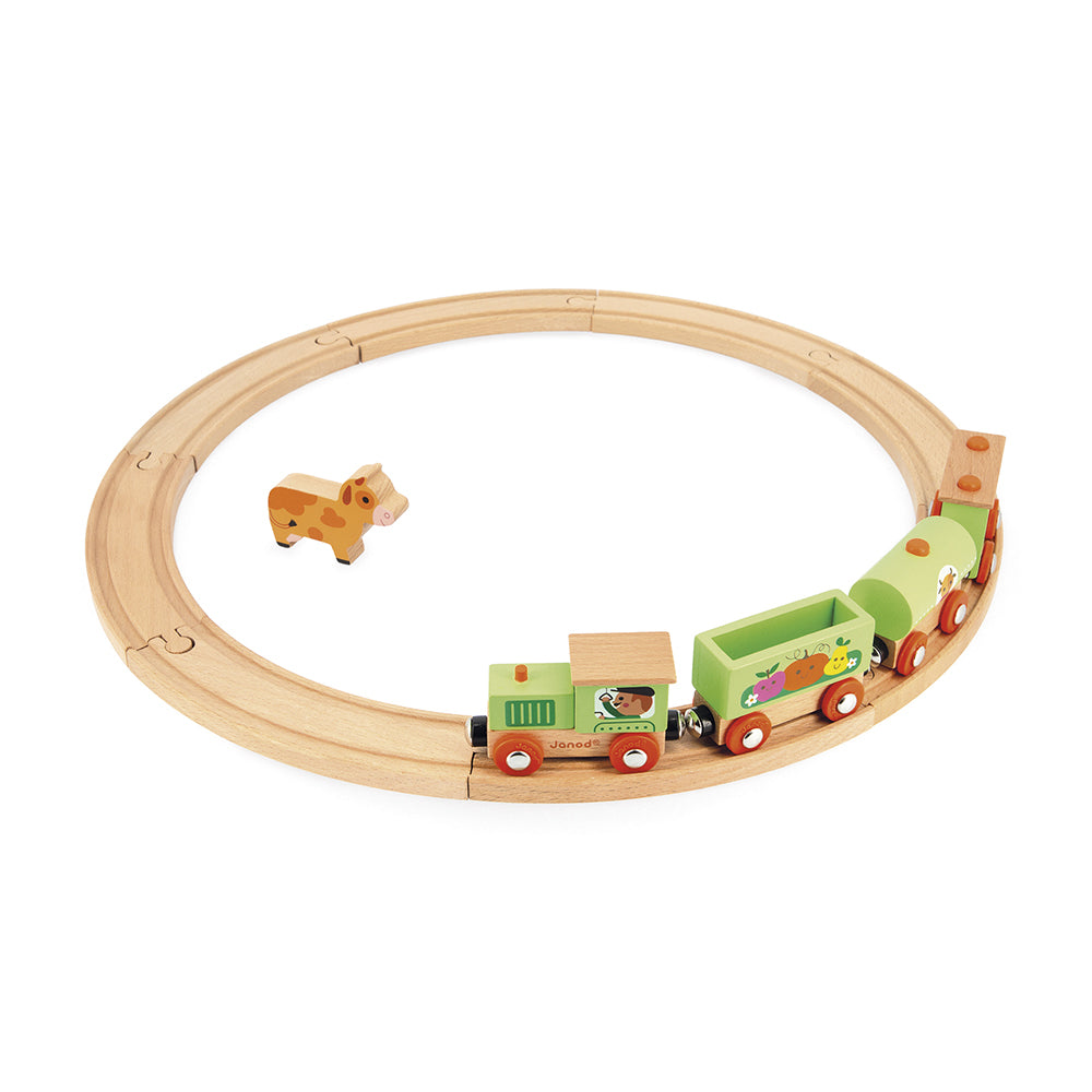 Janod Story - Boerderij Trein Met Rails, Janod