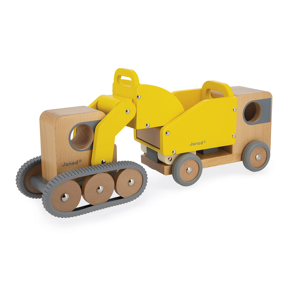 Janod Bolid - Kiepwagen En Bulldozer, Janod