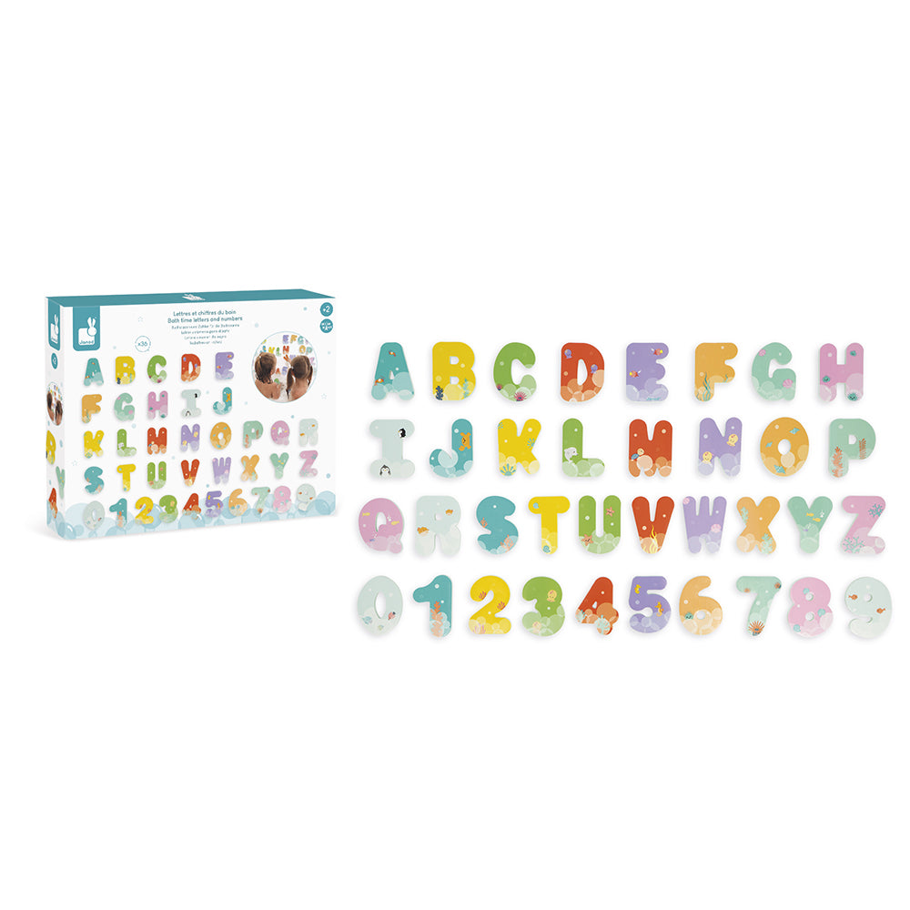 Janod Badspeelgoed - Letters En Cijfers, Janod