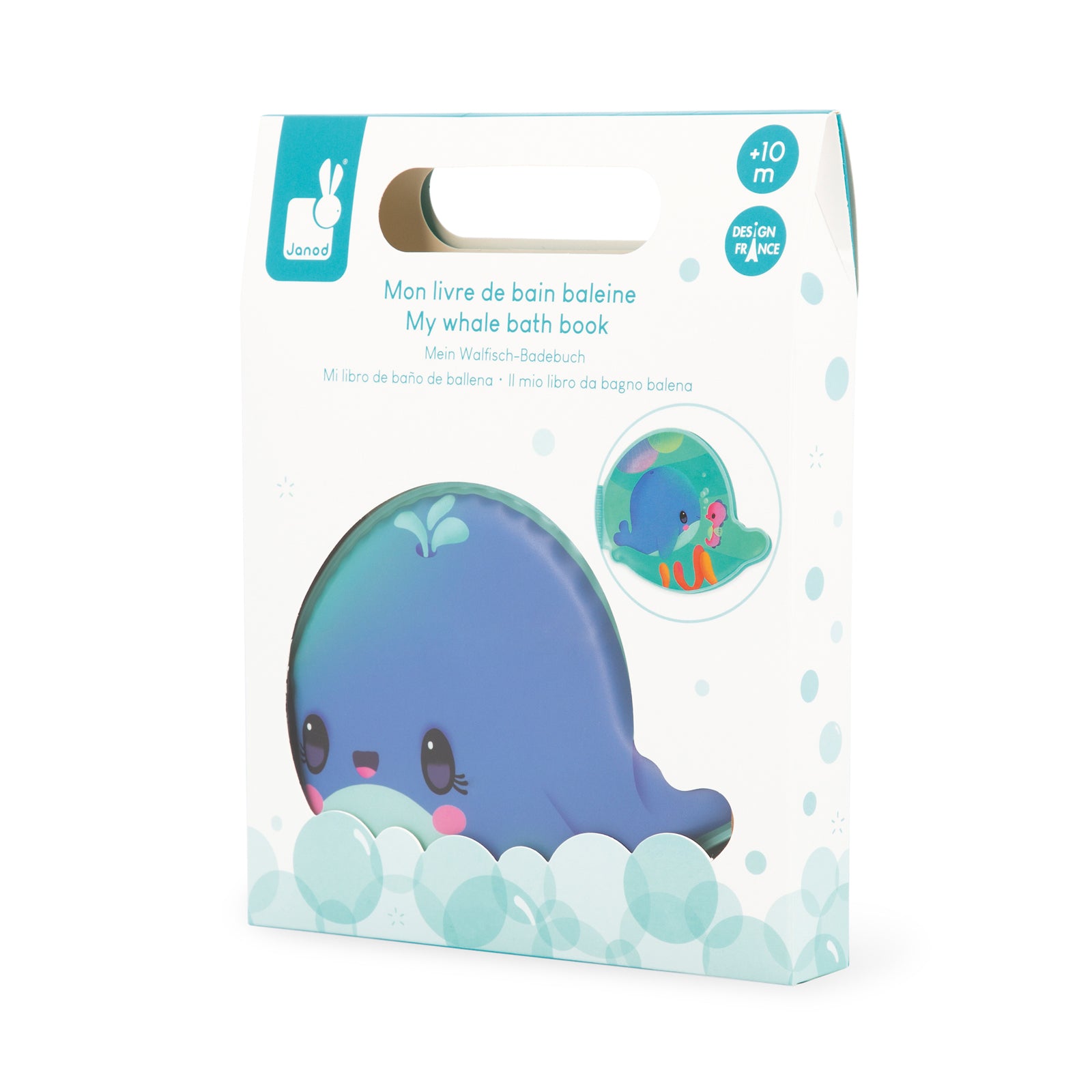 Janod Badspeelgoed - Badboek Mijn Walvis, Janod