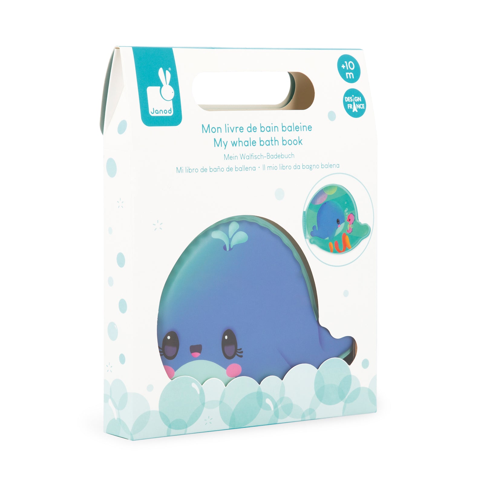 Janod Badspeelgoed - Badboek Mijn Walvis, Janod