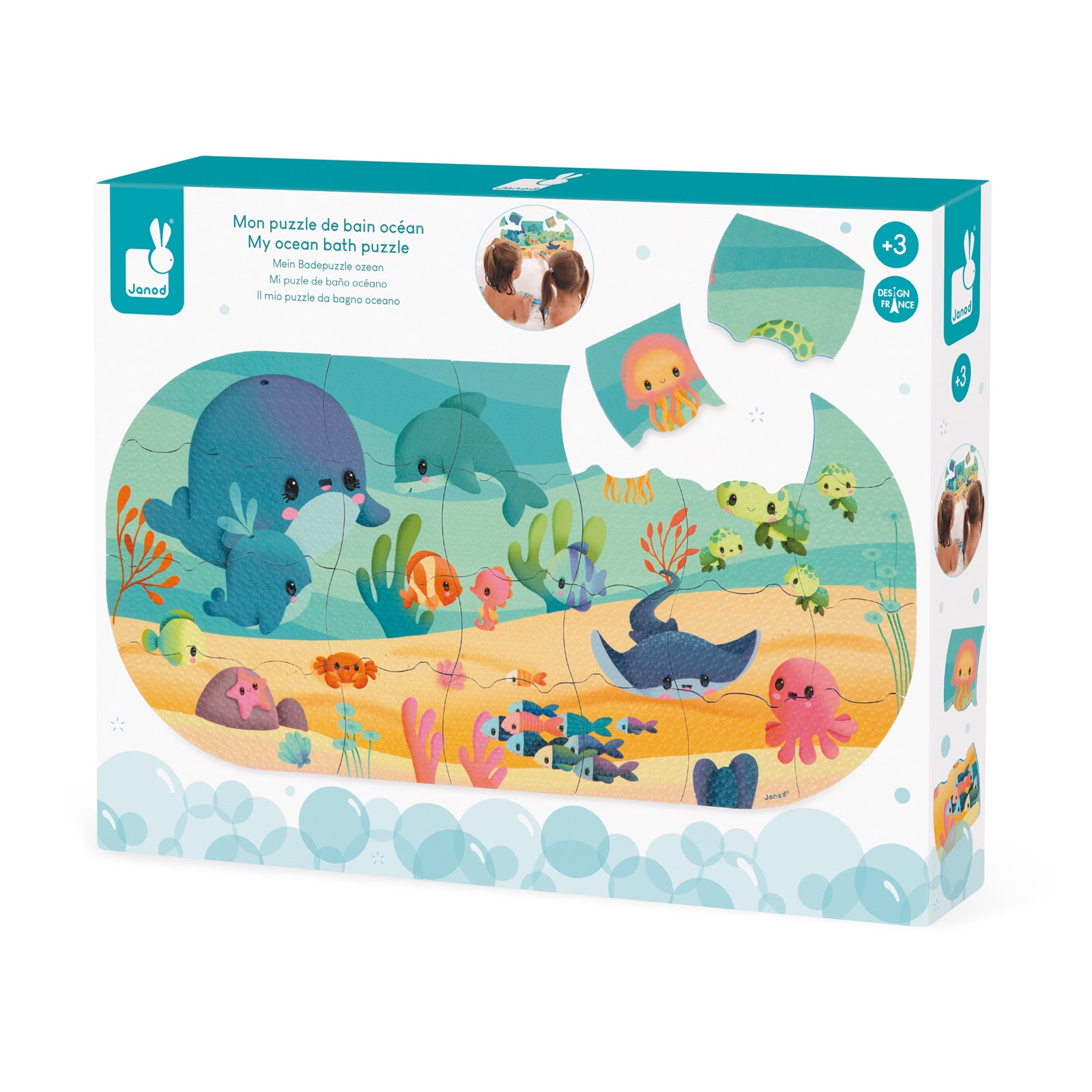 Janod Badspeelgoed - Badpuzzel Mijn Oceaan, Janod