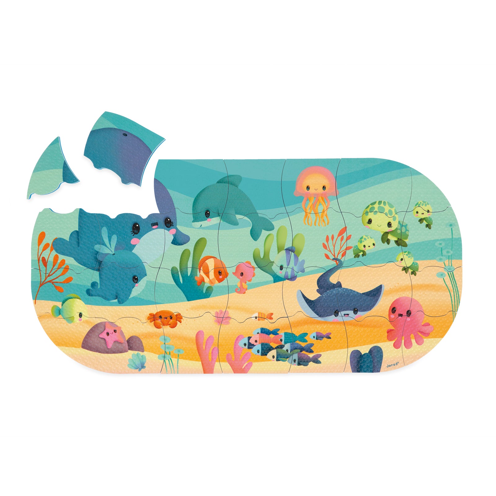 Janod Badspeelgoed - Badpuzzel Mijn Oceaan, Janod