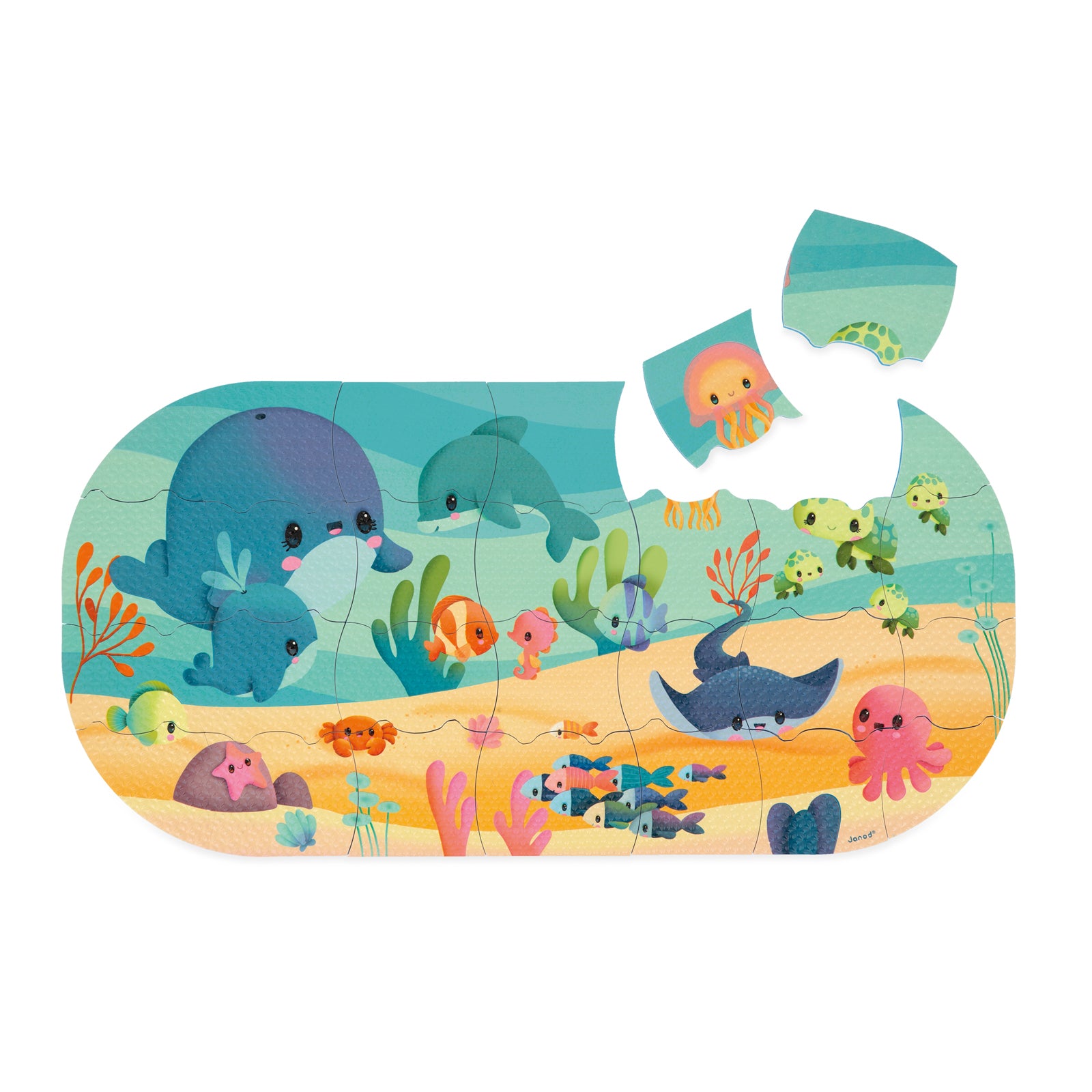 Janod Badspeelgoed - Badpuzzel Mijn Oceaan, Janod