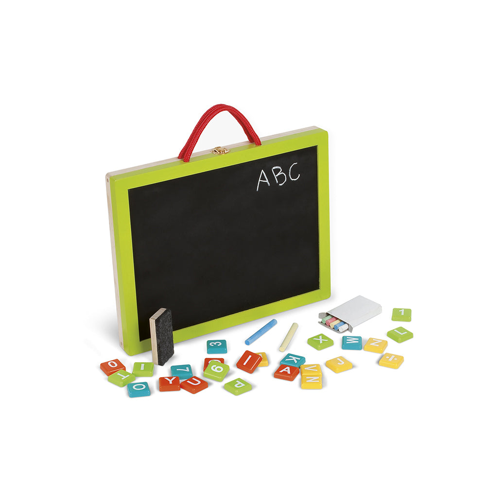 Janod Schoolbord - Speelkoffer 4-In-1, Janod