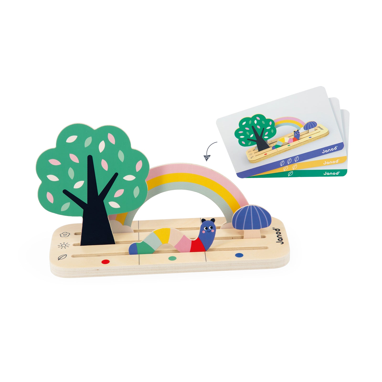 Janod Pedagogie - Vind Je Plaats In De Tuin, Janod