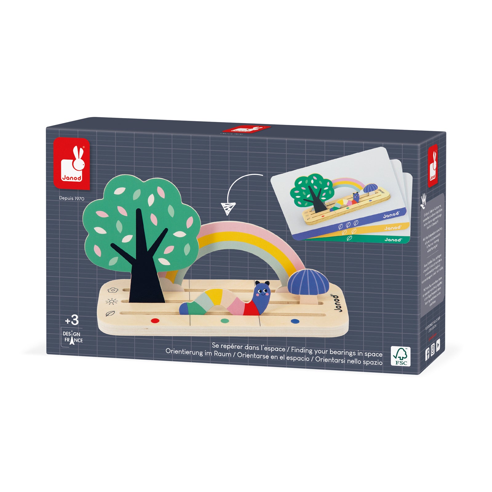 Janod Pedagogie - Vind Je Plaats In De Tuin, Janod