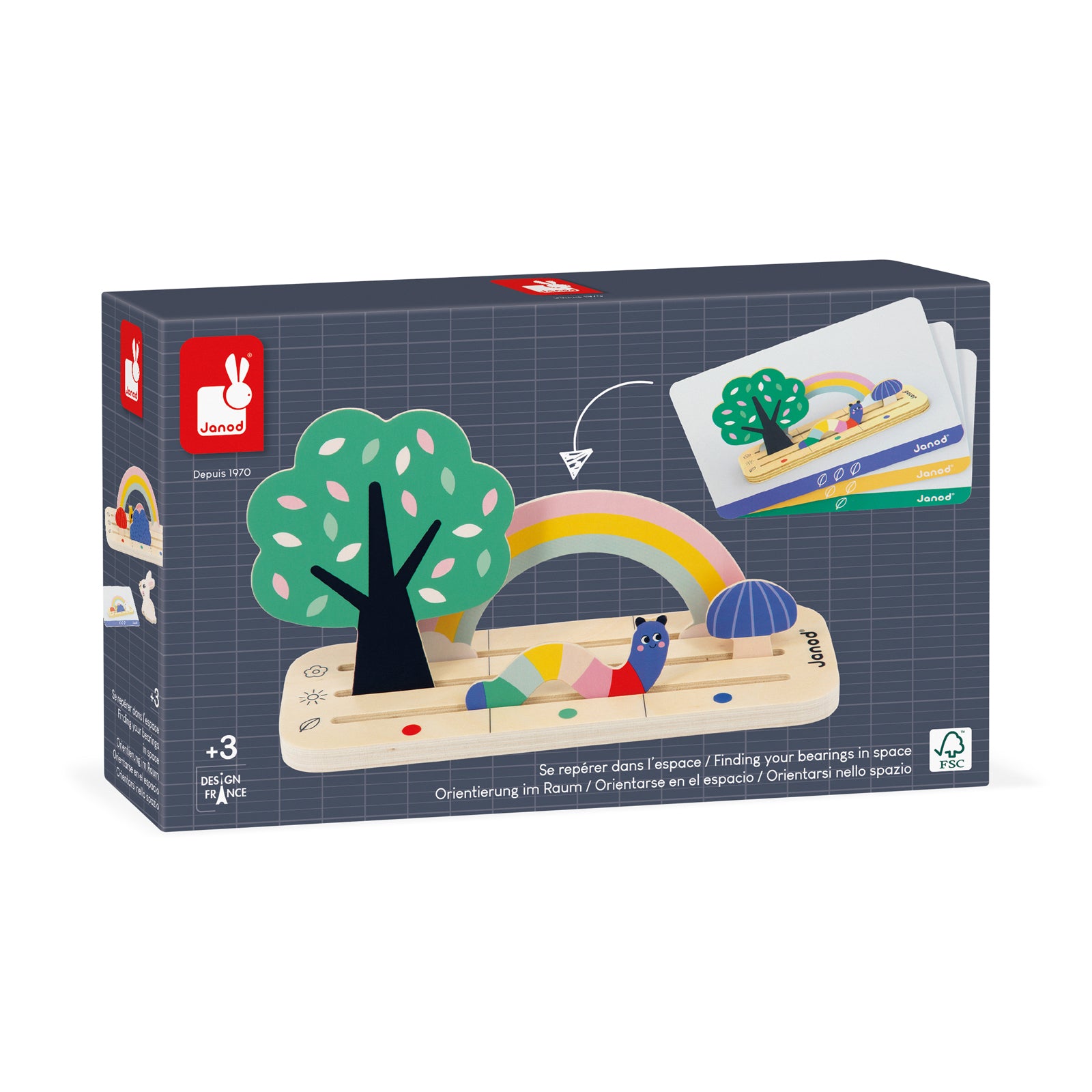 Janod Pedagogie - Vind Je Plaats In De Tuin, Janod