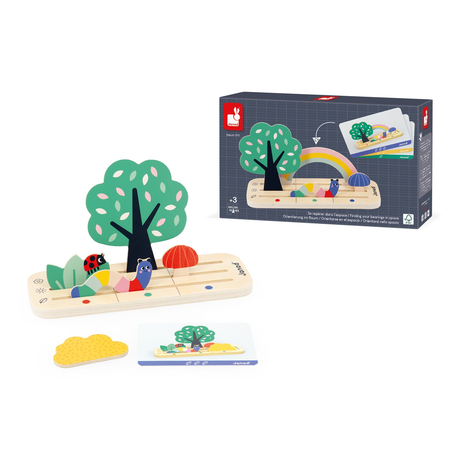 Janod Pedagogie - Vind Je Plaats In De Tuin, Janod
