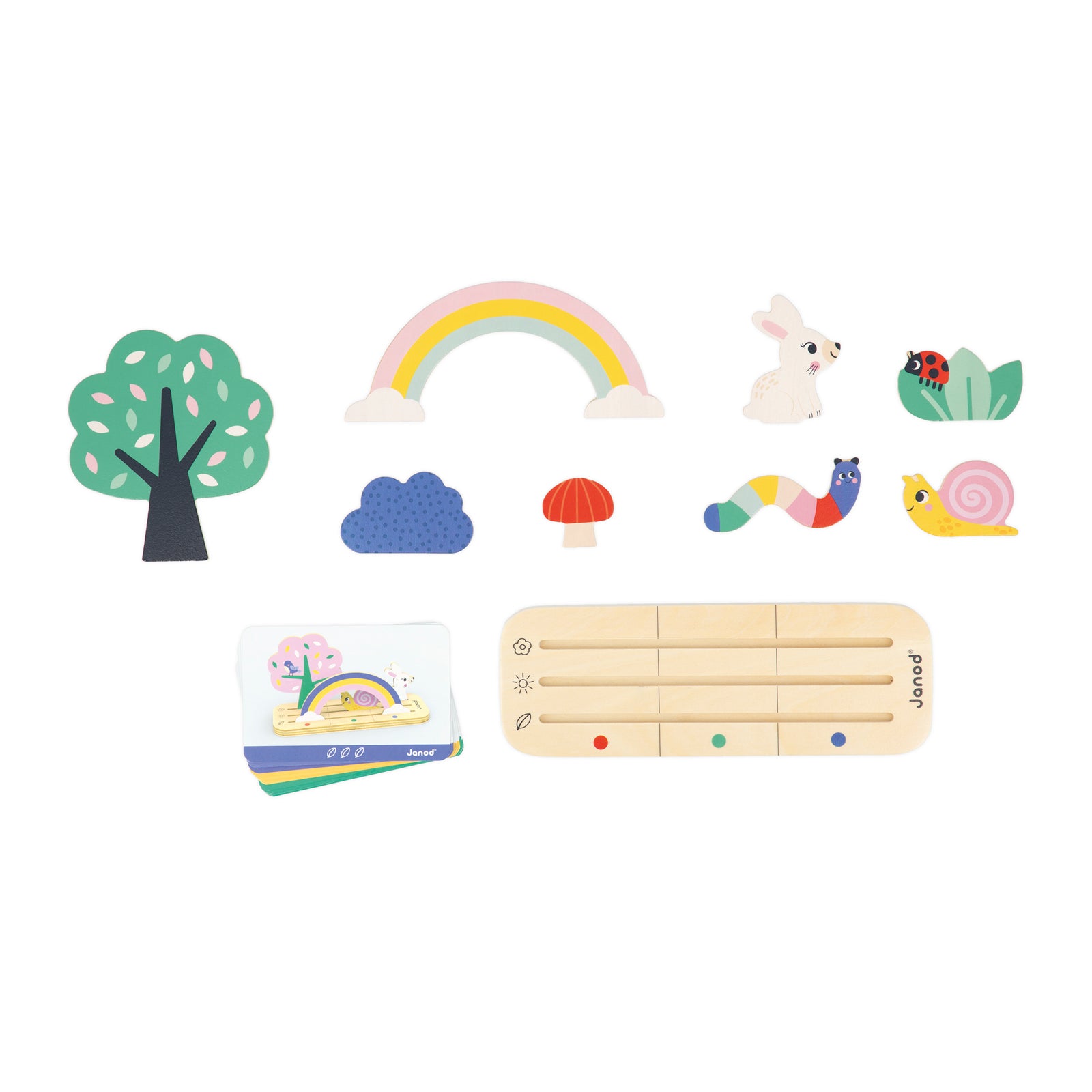 Janod Pedagogie - Vind Je Plaats In De Tuin, Janod