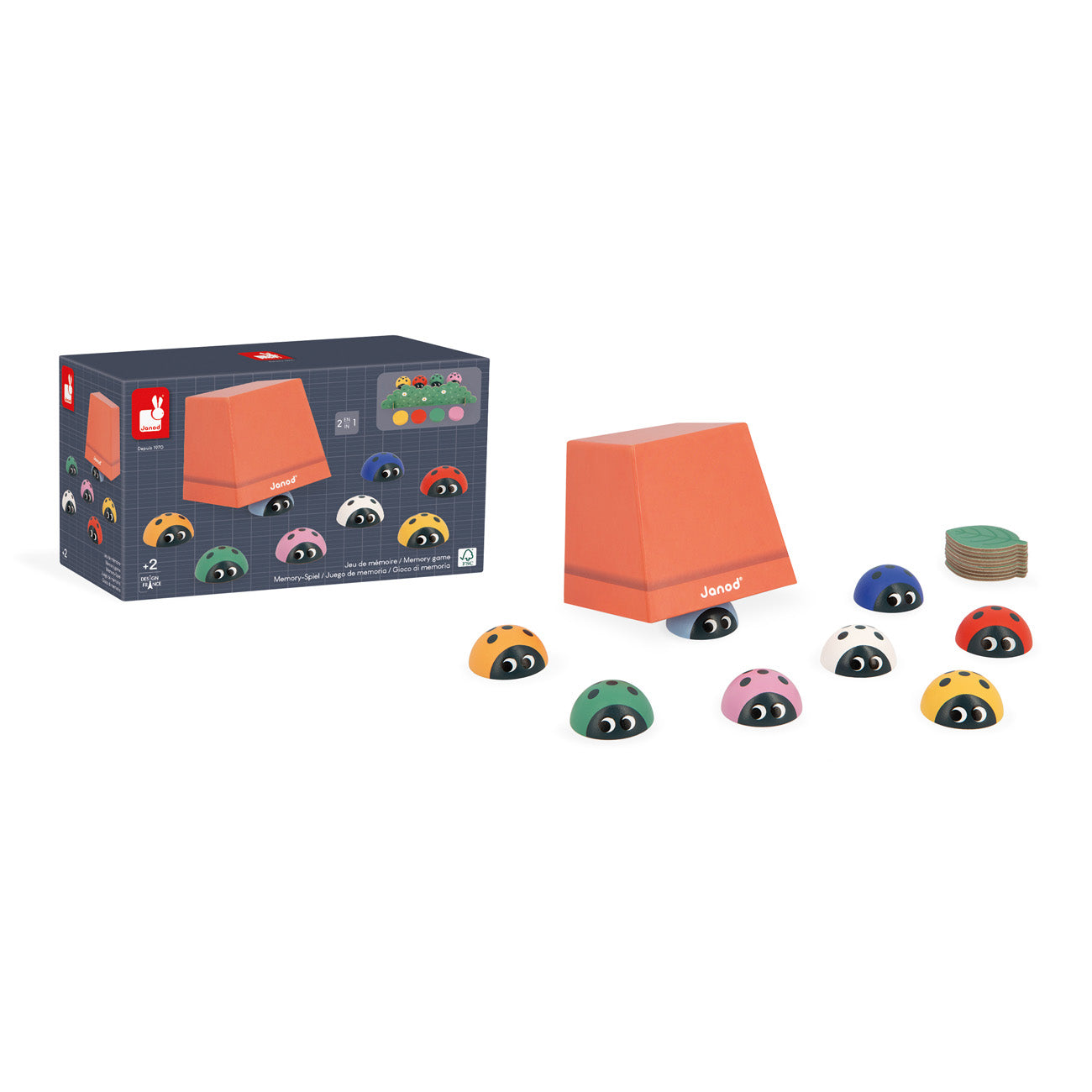 Janod - Geheugenspel Lieveheersbeestjes, Janod