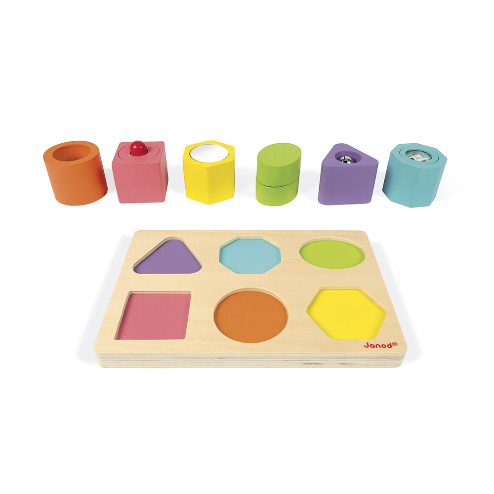 Janod I Wood - Vorm En Geluid Puzzel, Janod